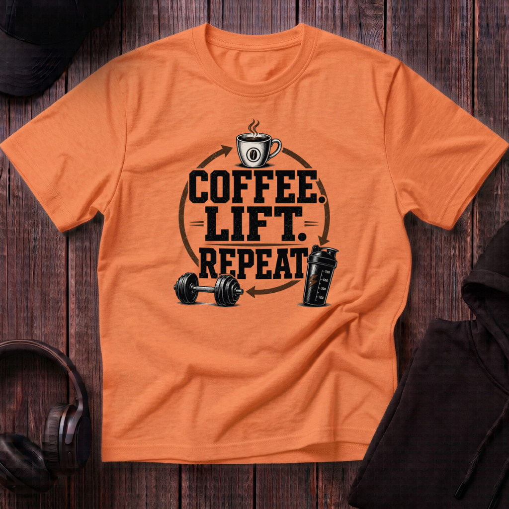 Coffee. Lift. Repeat Tee