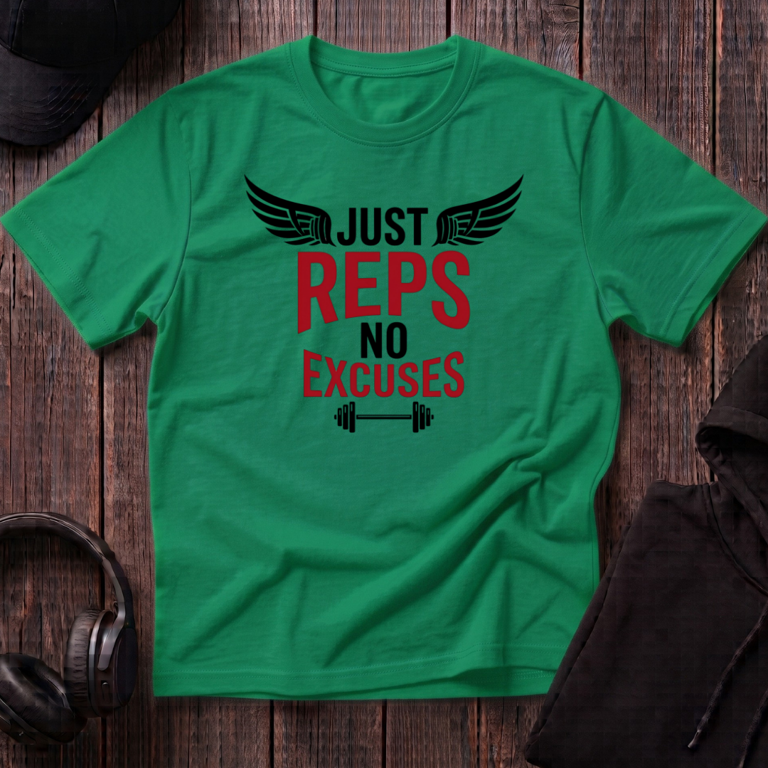 Just Reps No Excuses Tee