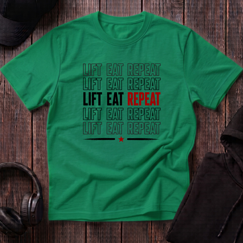 Lift Eat Repeat Tee