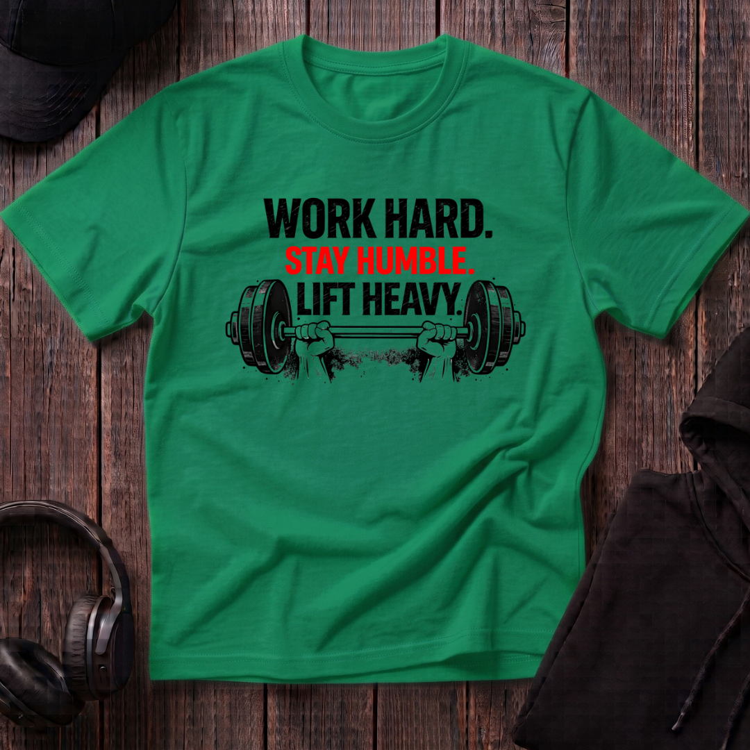 Work Hard Stay Humble Lift Heavy Tee