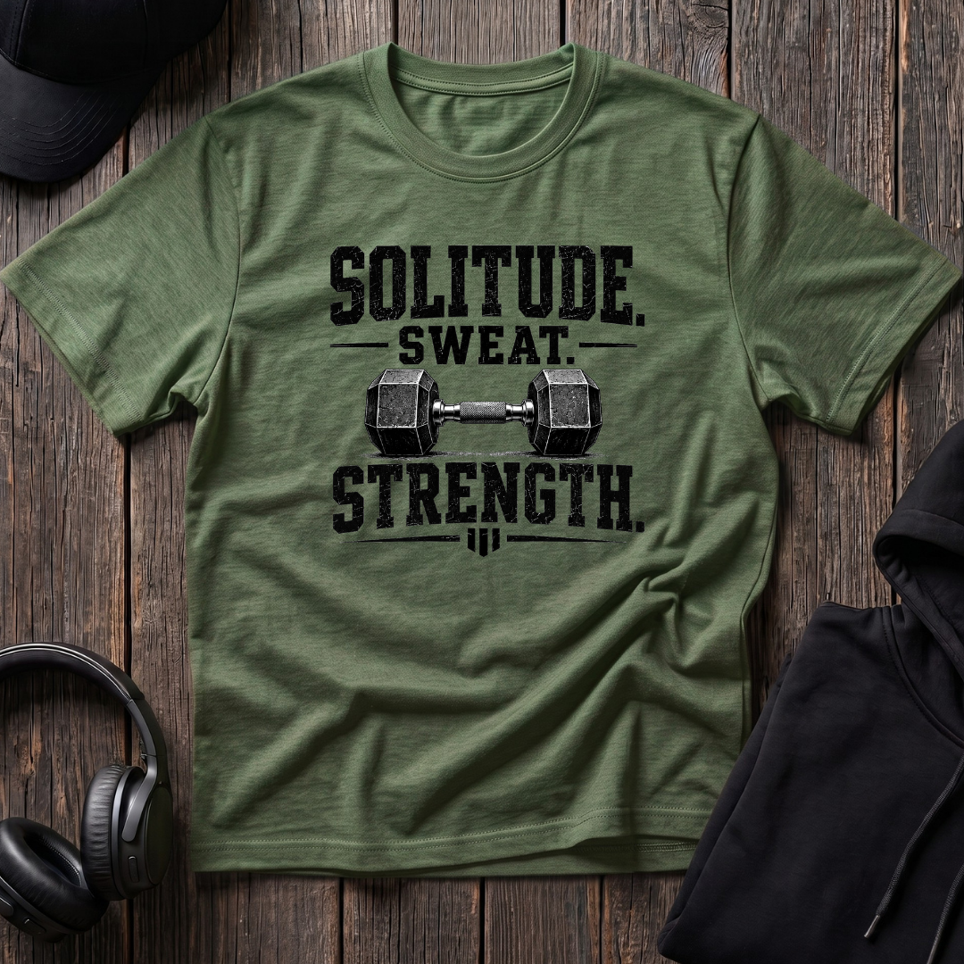 Solitude. Sweat. Strength Tee