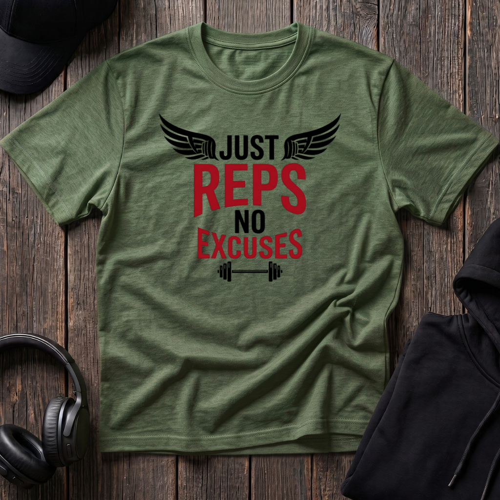 Just Reps No Excuses Tee