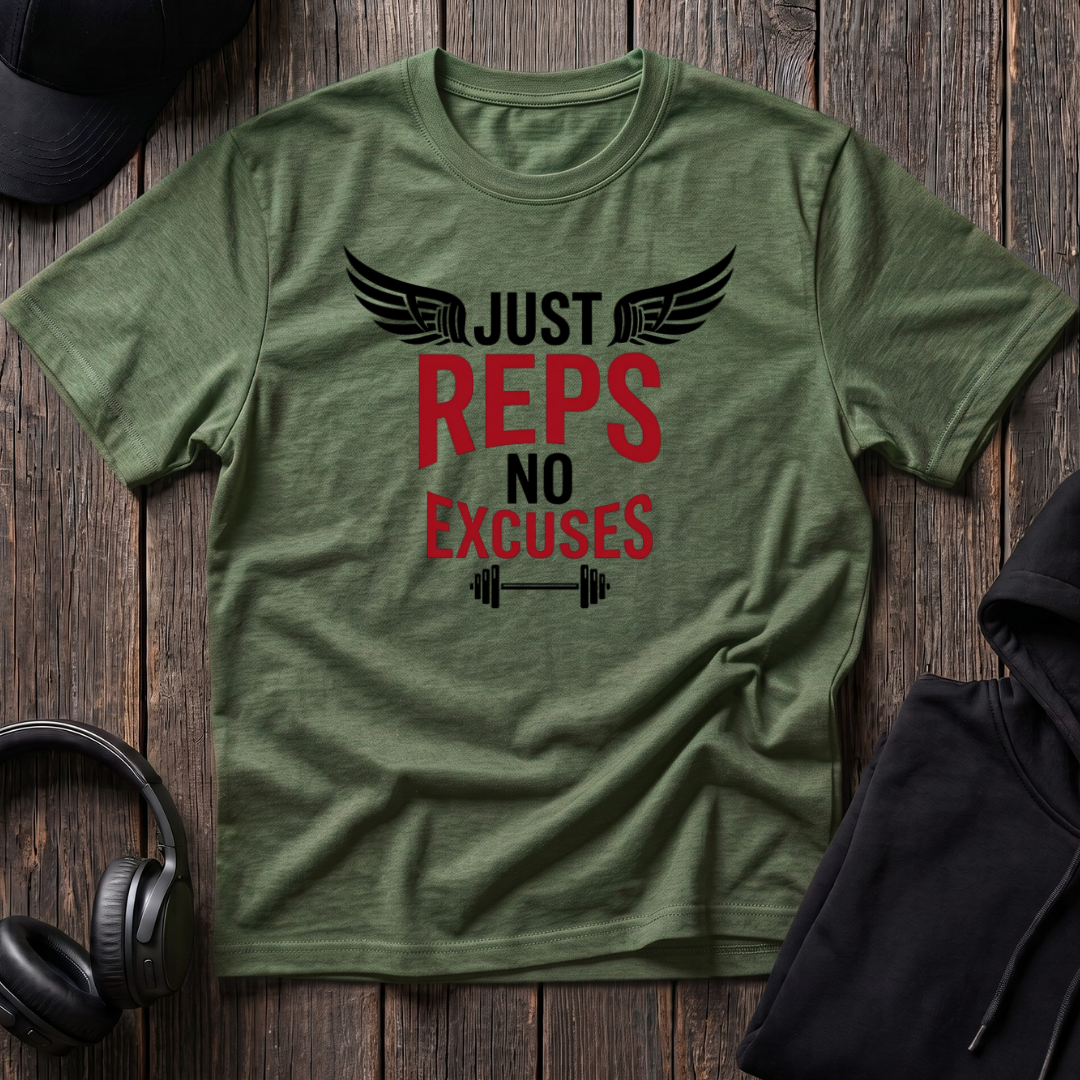 Just Reps No Excuses Tee