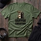 Powered by Coffee And Creatine Tee