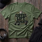 Coffee. Lift. Repeat Tee