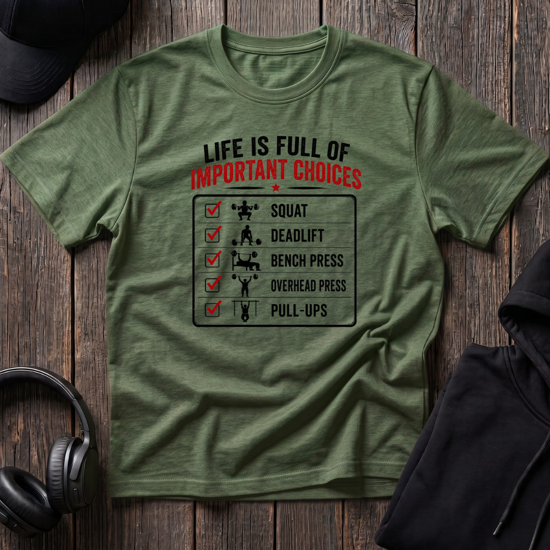Life Is Full Of Important Choices Tee