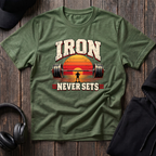 Iron Never Sets Tee