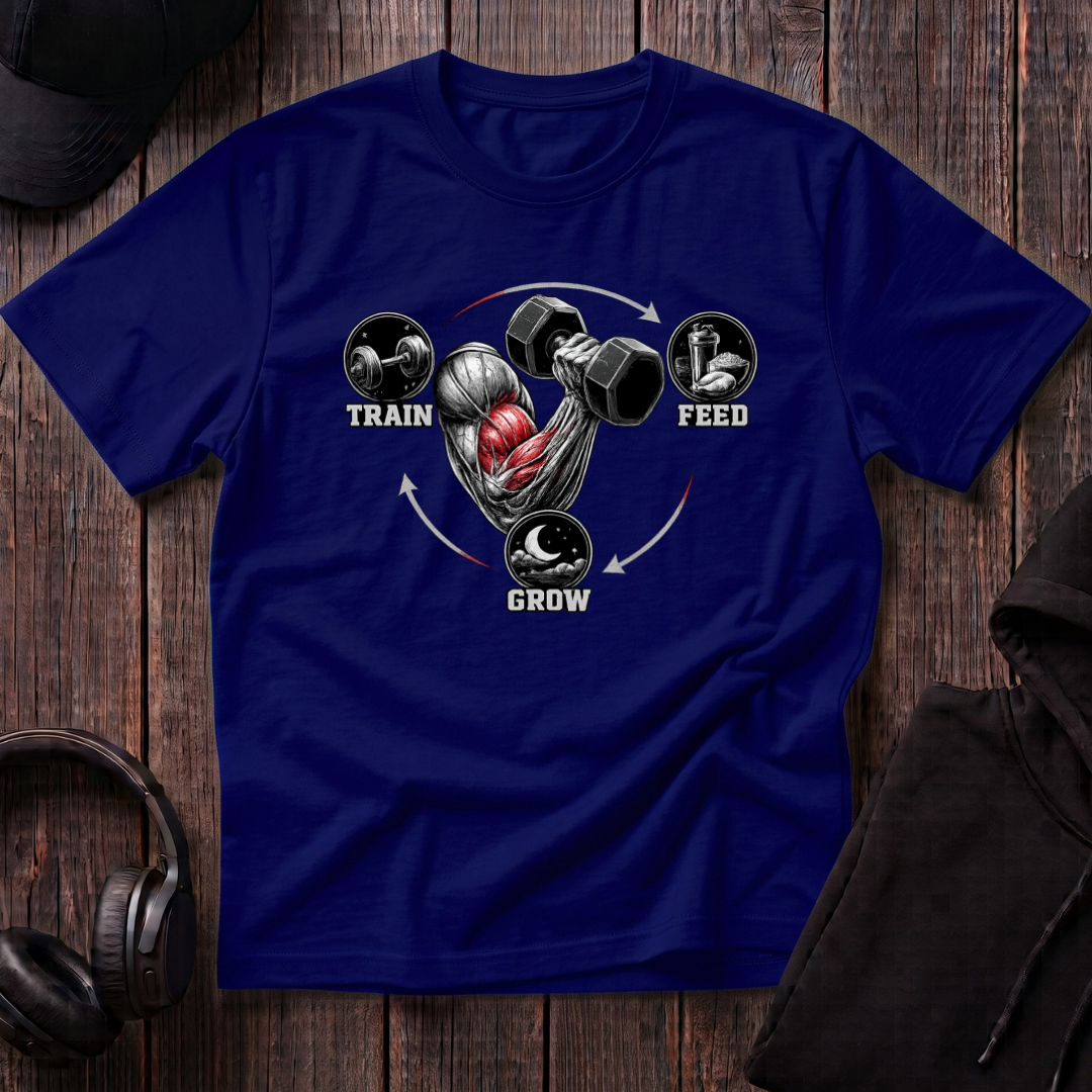 Train. Feed. Grow Tee