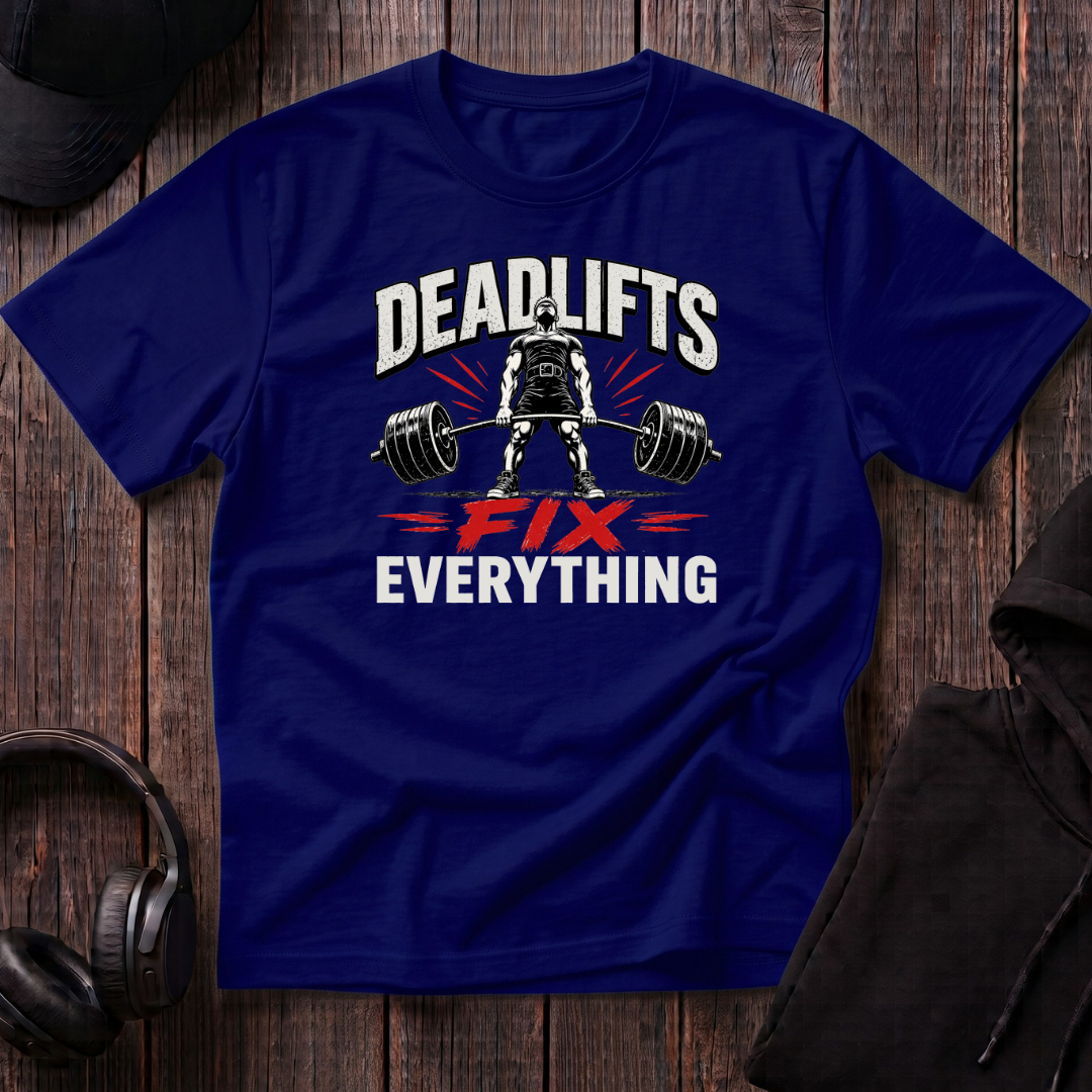 Deadlifts Fix Everything Tee