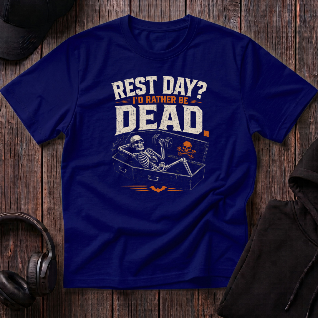 Rest Day I'd Rather Be Dead Tee