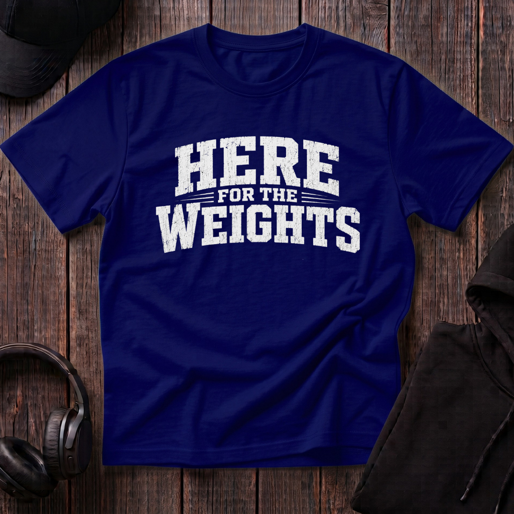 Here For The Weights Tee