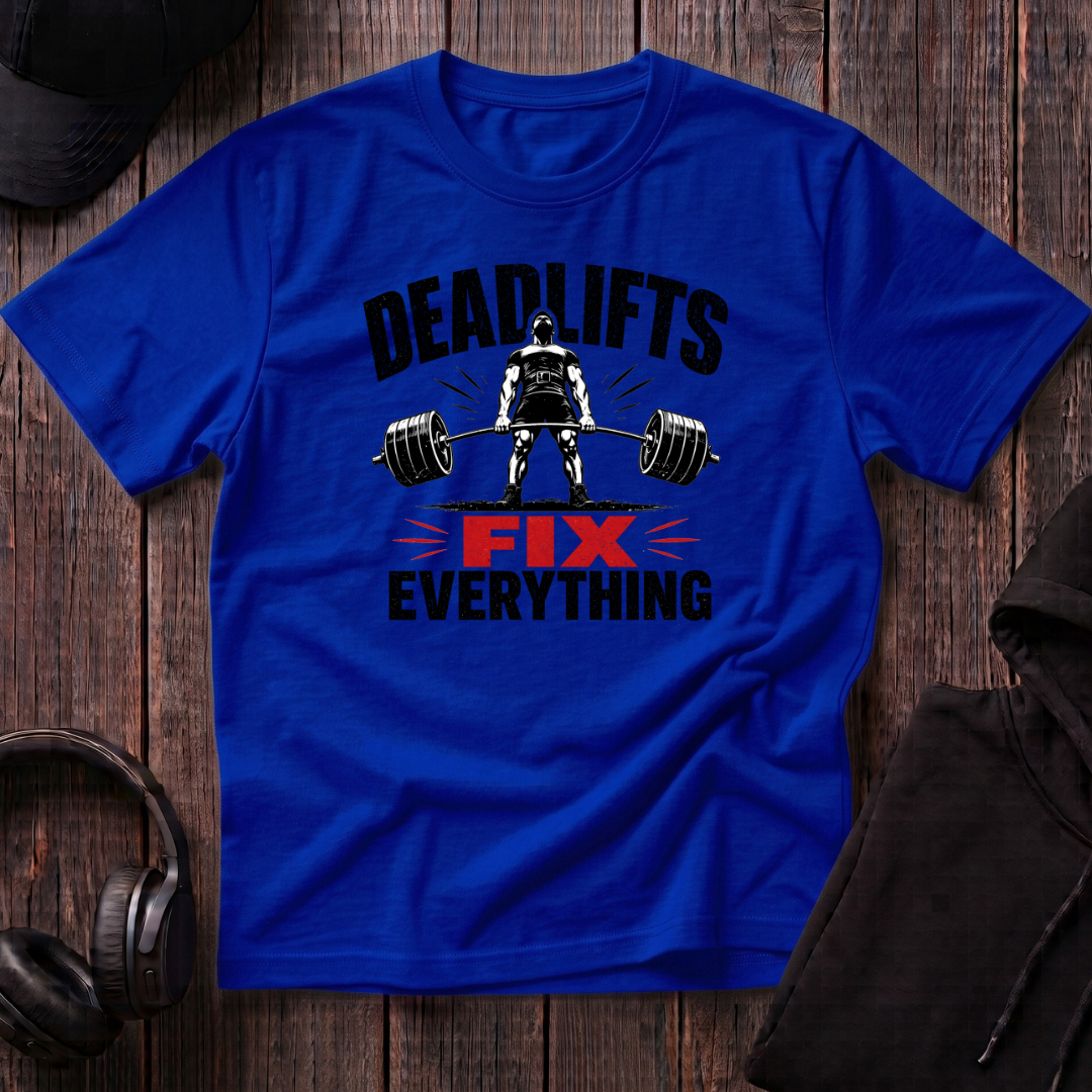 Deadlifts Fix Everything Tee