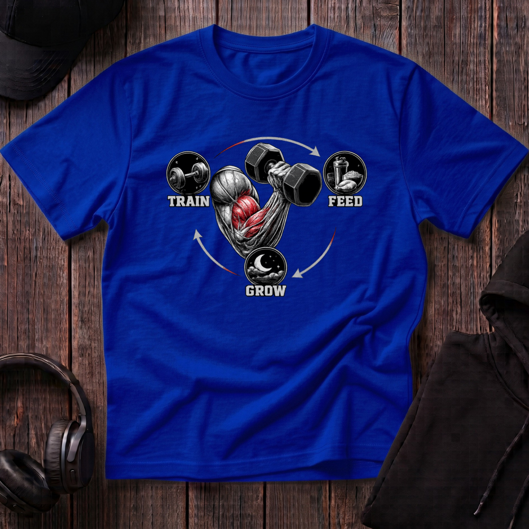 Train. Feed. Grow Tee