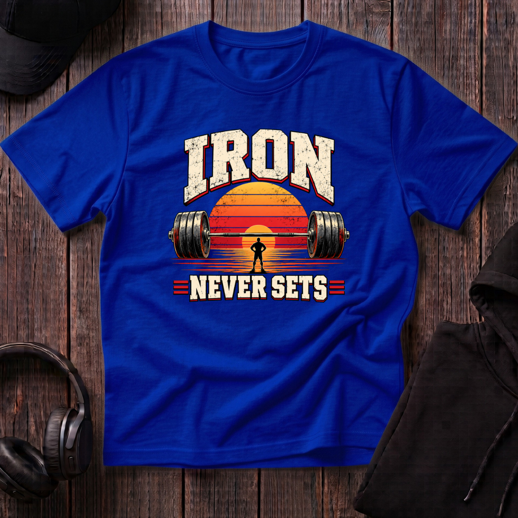 Iron Never Sets Tee