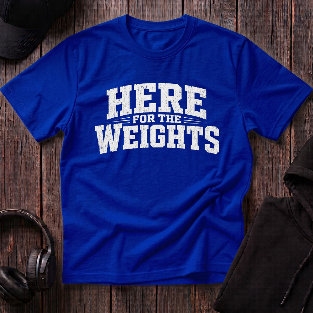 Here For The Weights Tee