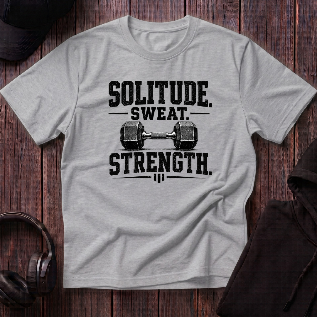 Solitude. Sweat. Strength Tee