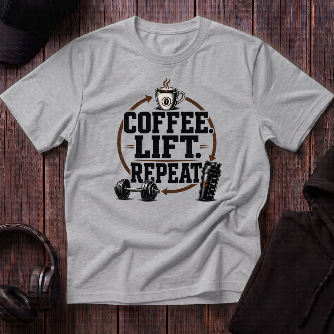 Coffee. Lift. Repeat Tee