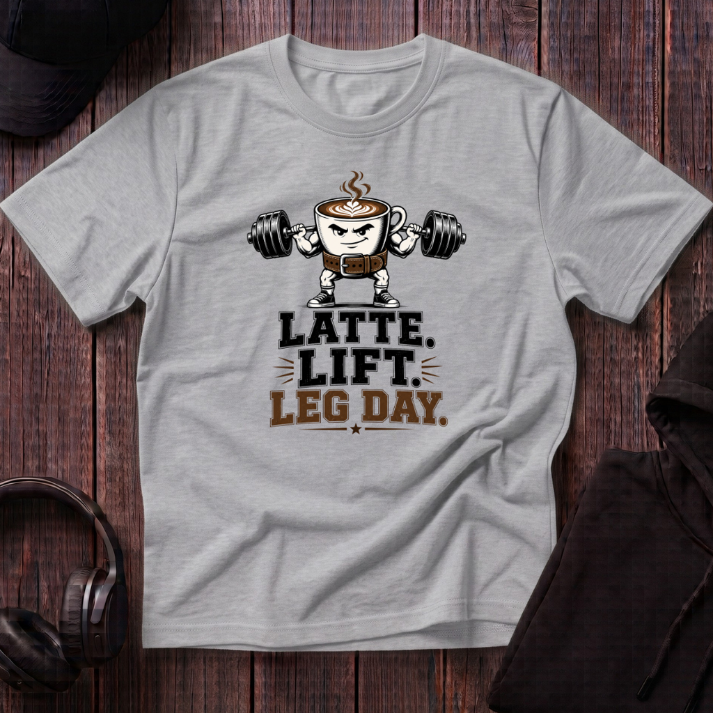 Latte. Lift. Leg Day Tee