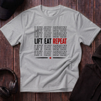 Lift Eat Repeat Tee