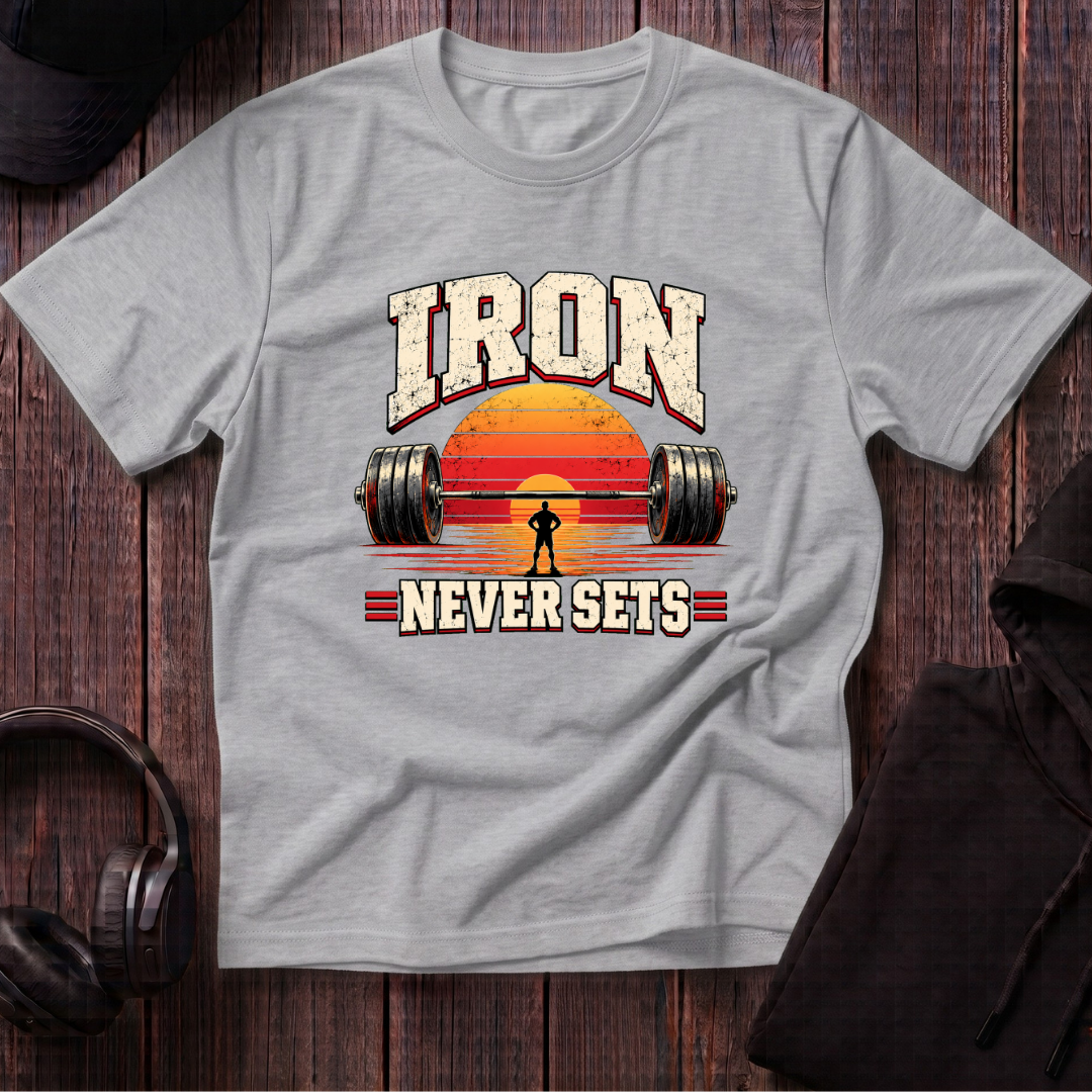 Iron Never Sets Tee