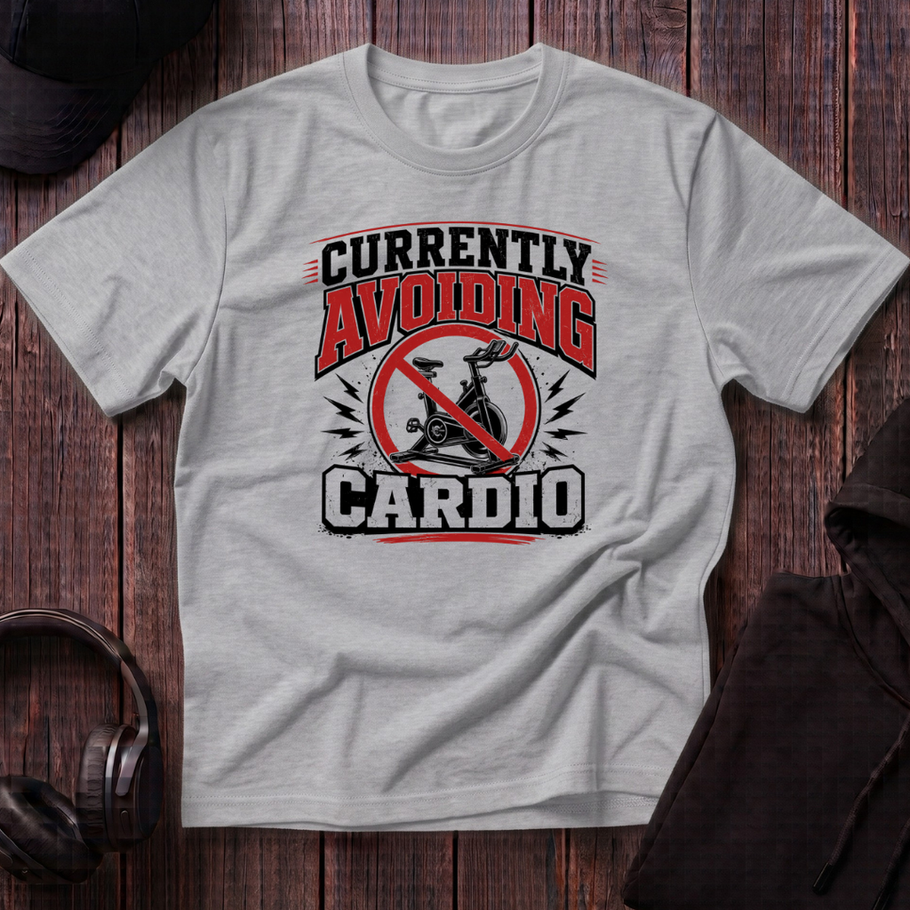Currently Avoiding Cardio Tee