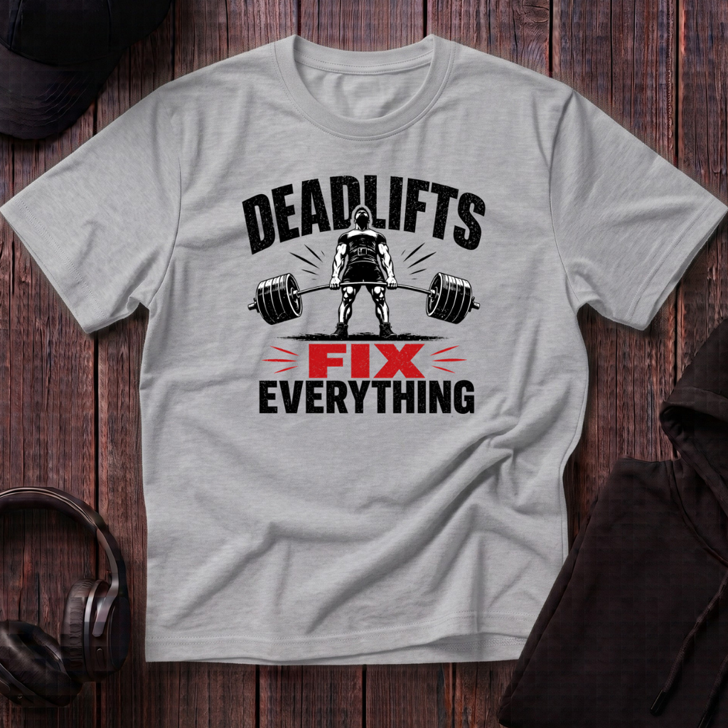 Deadlifts Fix Everything Tee
