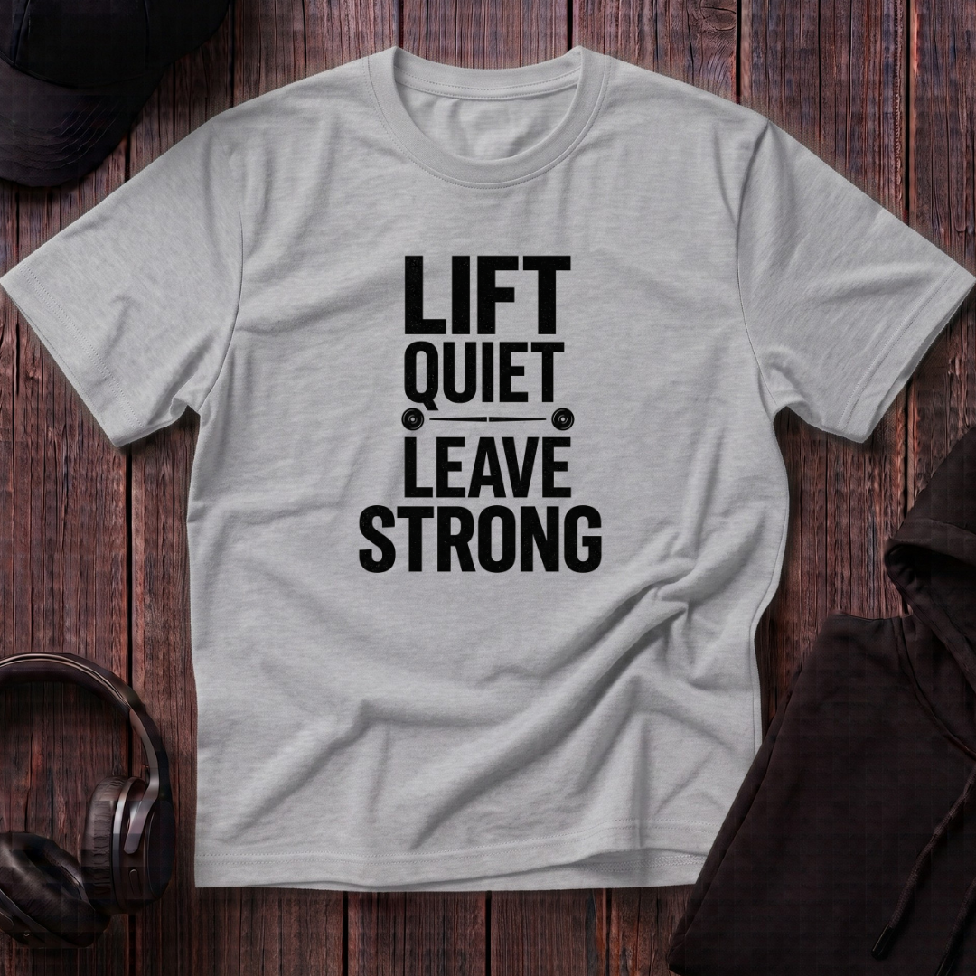 Lift Quiet Leave Strong Tee