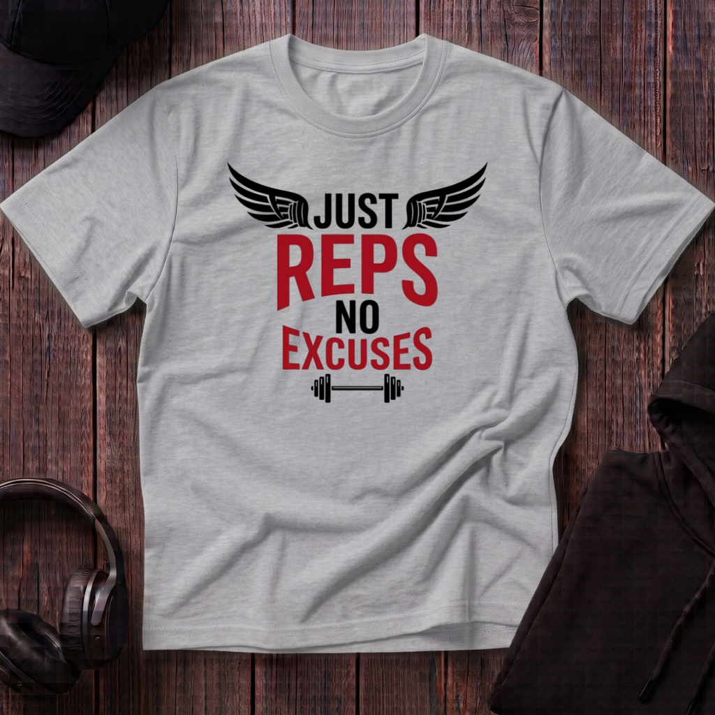 Just Reps No Excuses Tee