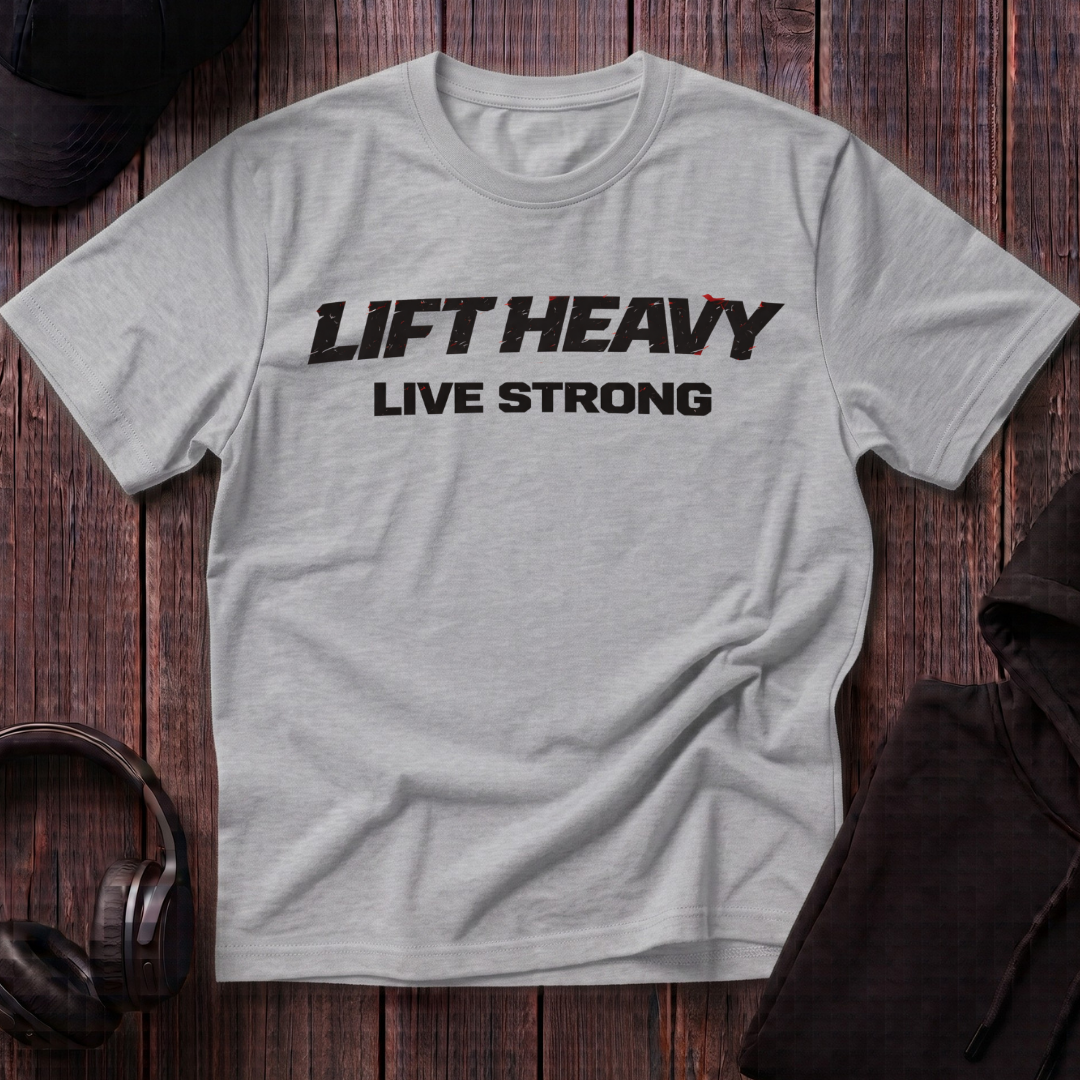 Lift Heavy Live Strong Tee