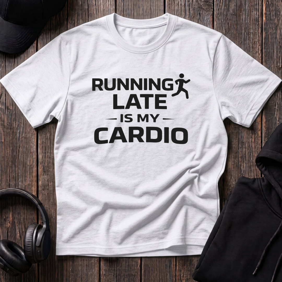 Running Late Is My Cardio Tee