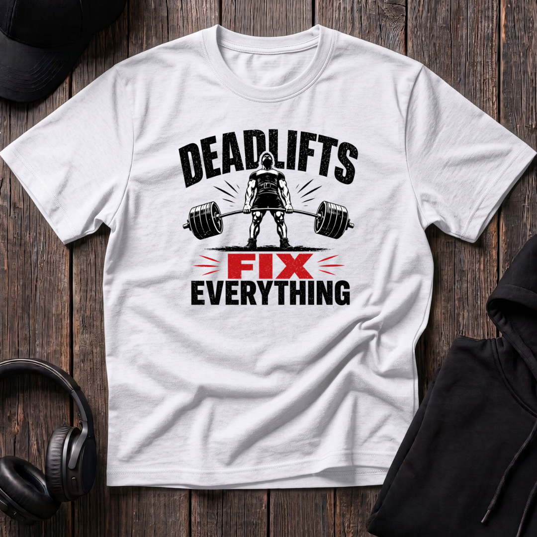 Deadlifts Fix Everything Tee