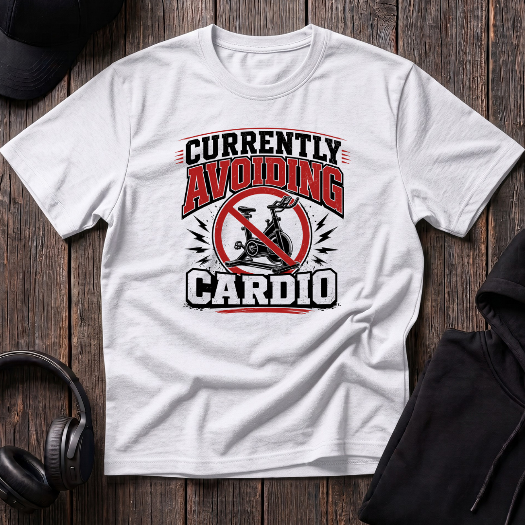 Currently Avoiding Cardio Tee