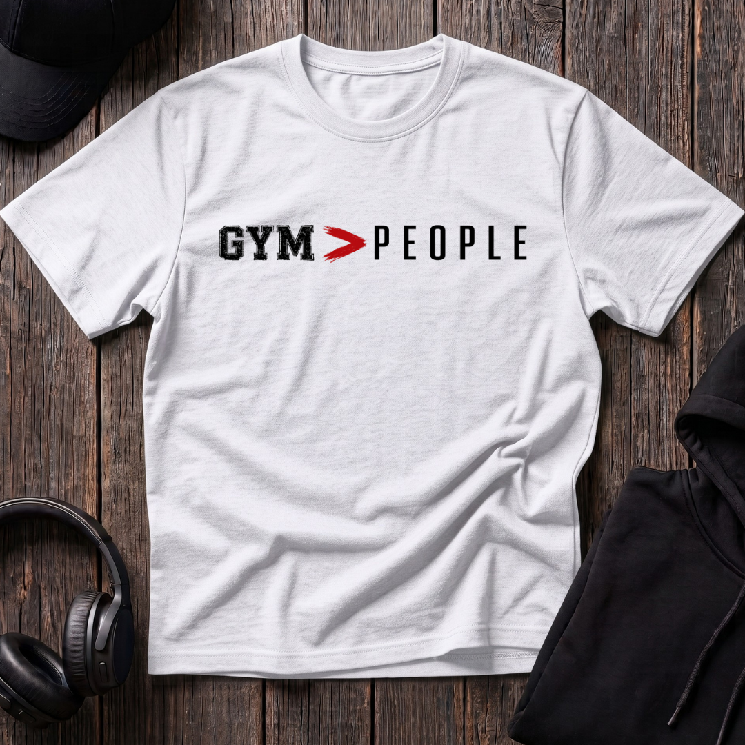 Gym More Than People Tee