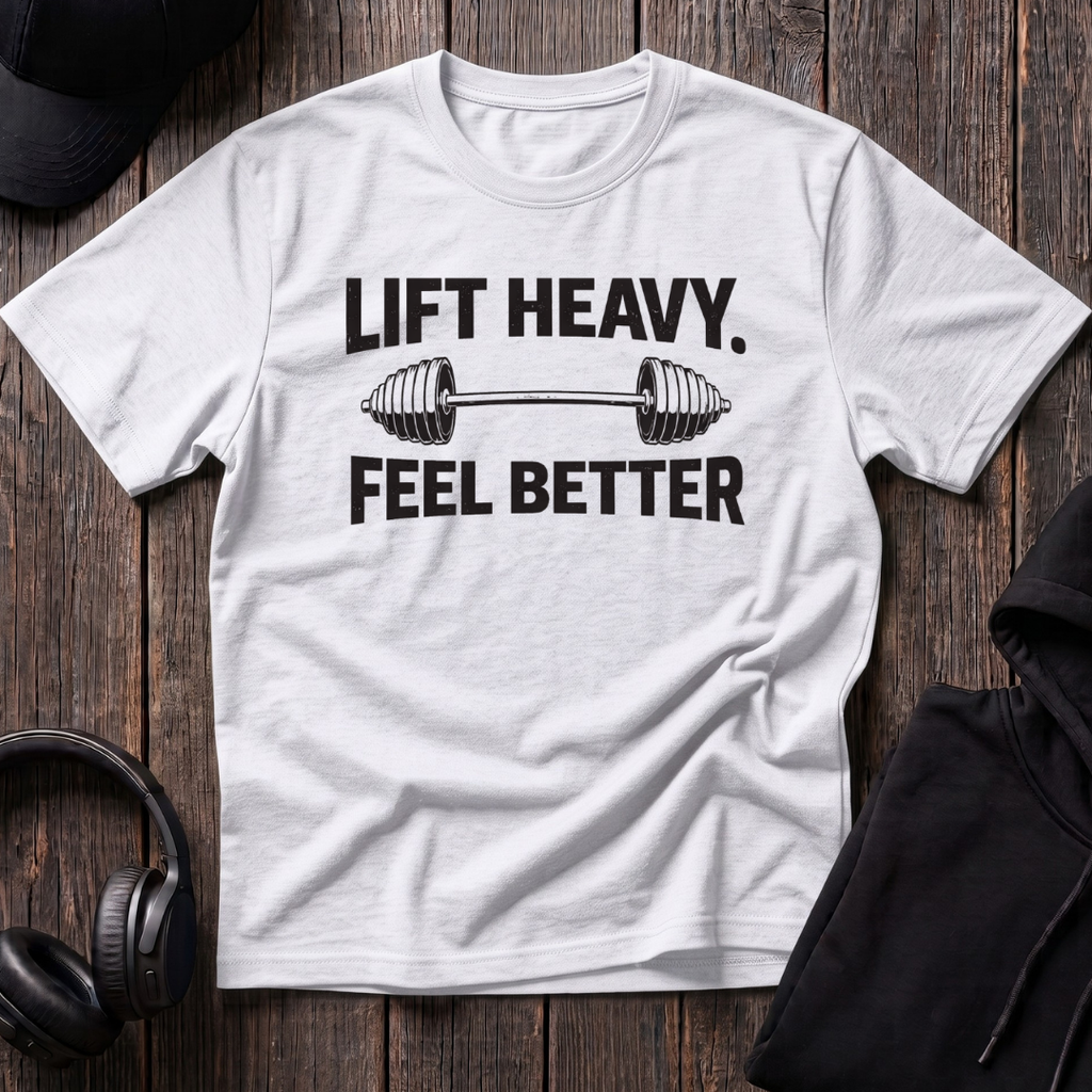Lift Heavy Feel Better Tee