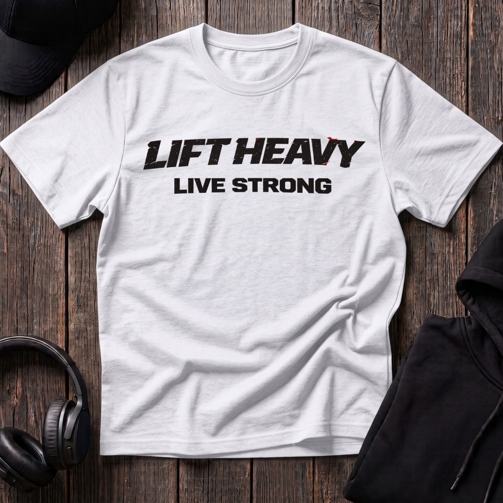 Lift Heavy Live Strong Tee