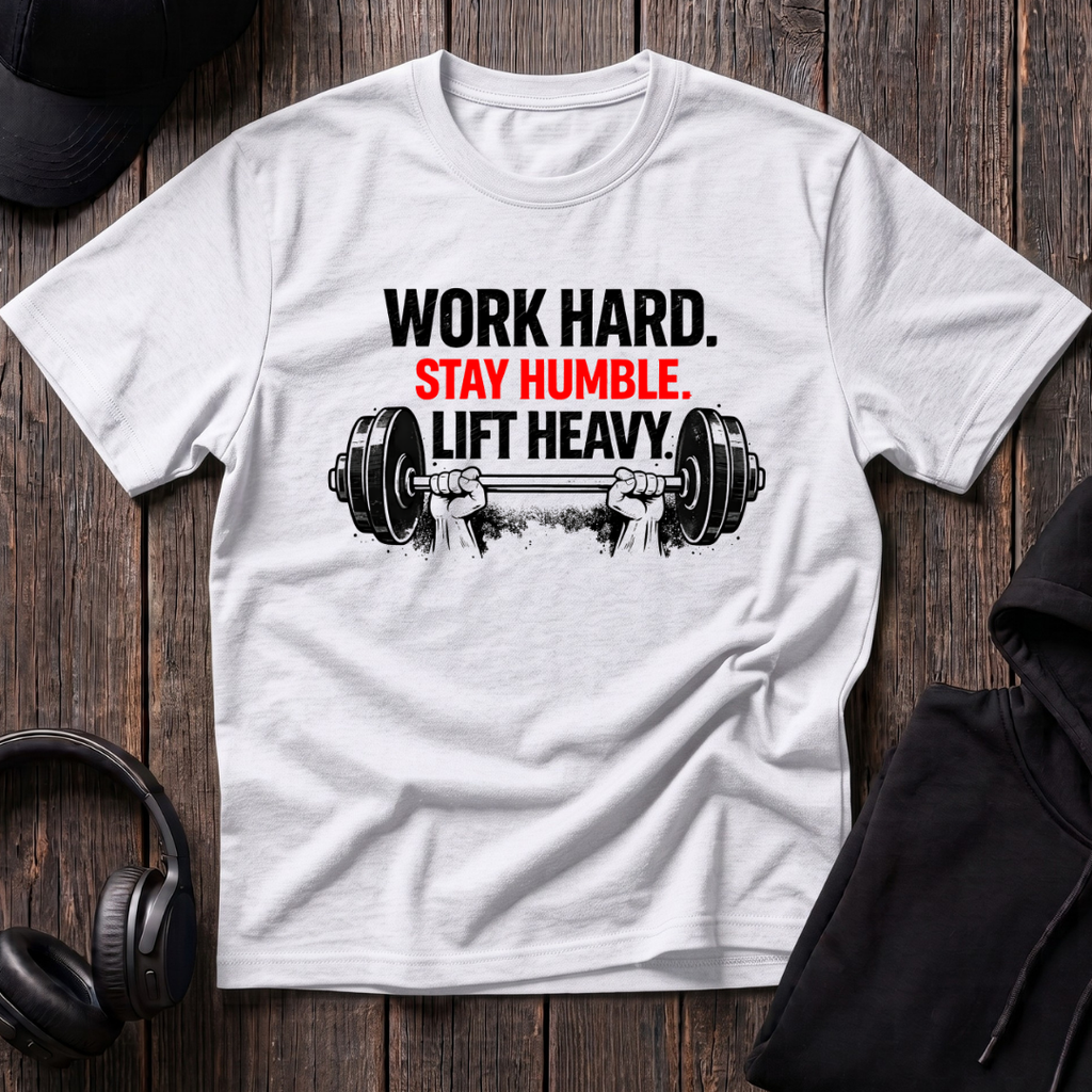 Work Hard Stay Humble Lift Heavy Tee