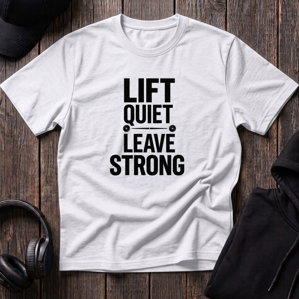 Lift Quiet Leave Strong Tee