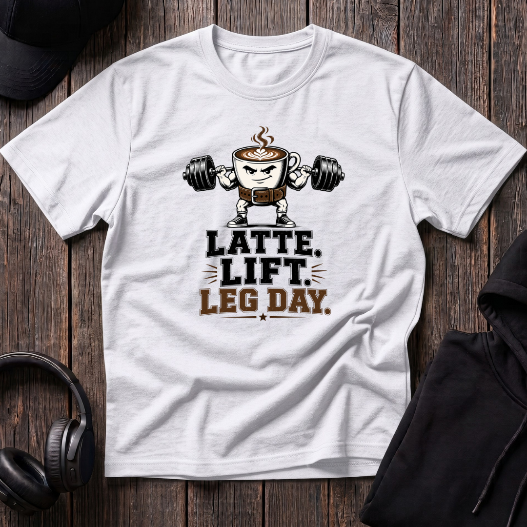 Latte. Lift. Leg Day Tee